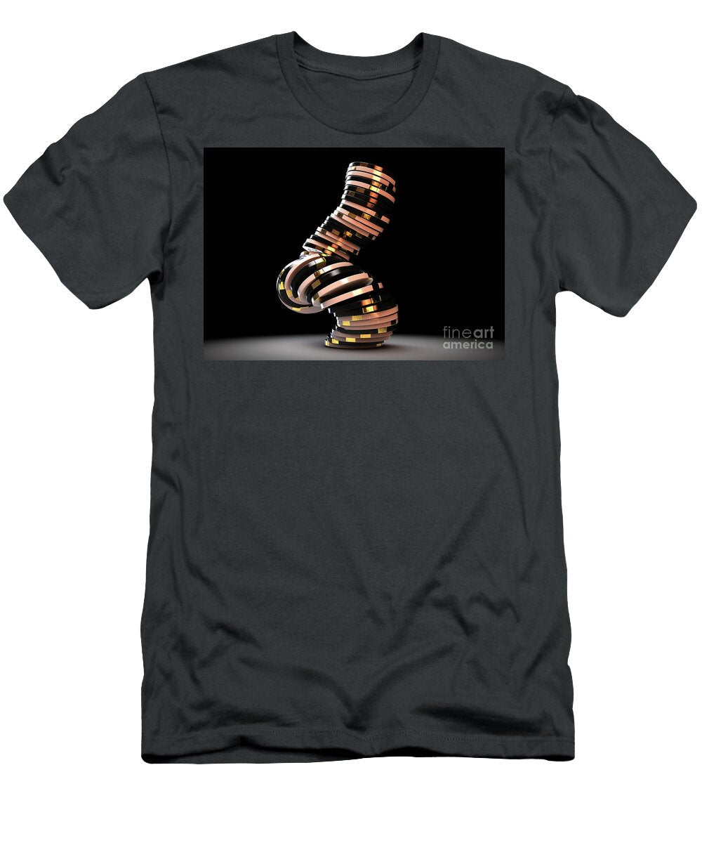 Casino Chips Falling Stack Allan Swart T-Shirt