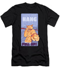 Cat Bodybuilder Bar Exercises One Arm Pull Licensed Art T-Shirt