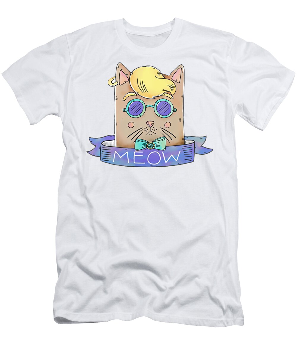 Cat Hipster Heni Rahmawati T-Shirt