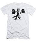 Cat Kitten Deadlift Weightlifting Funny Fitness Workout Gym Job T-Shirt