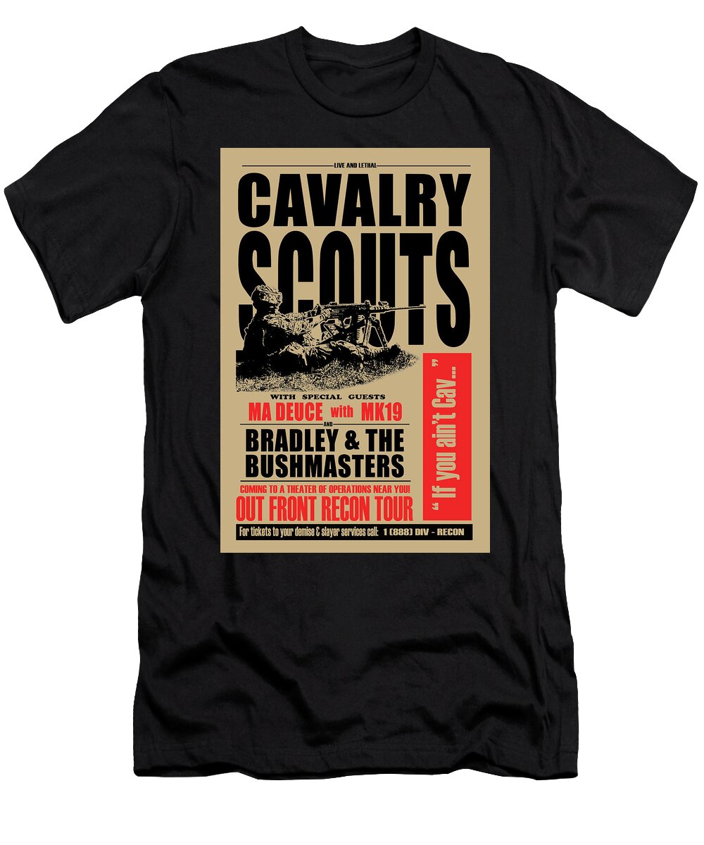 Cav Scout Concert Style Poster Anthony Cady T-Shirt