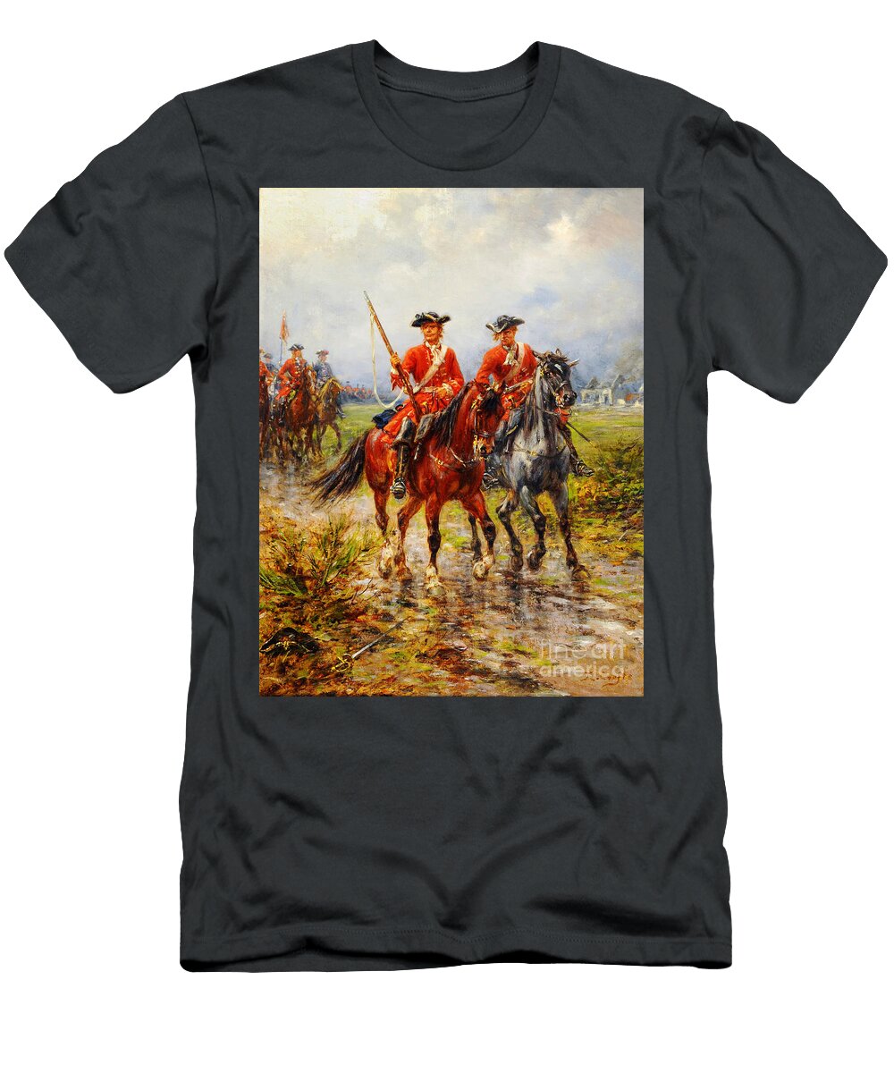 Cavalry on a Country Road Celestial Images T-Shirt