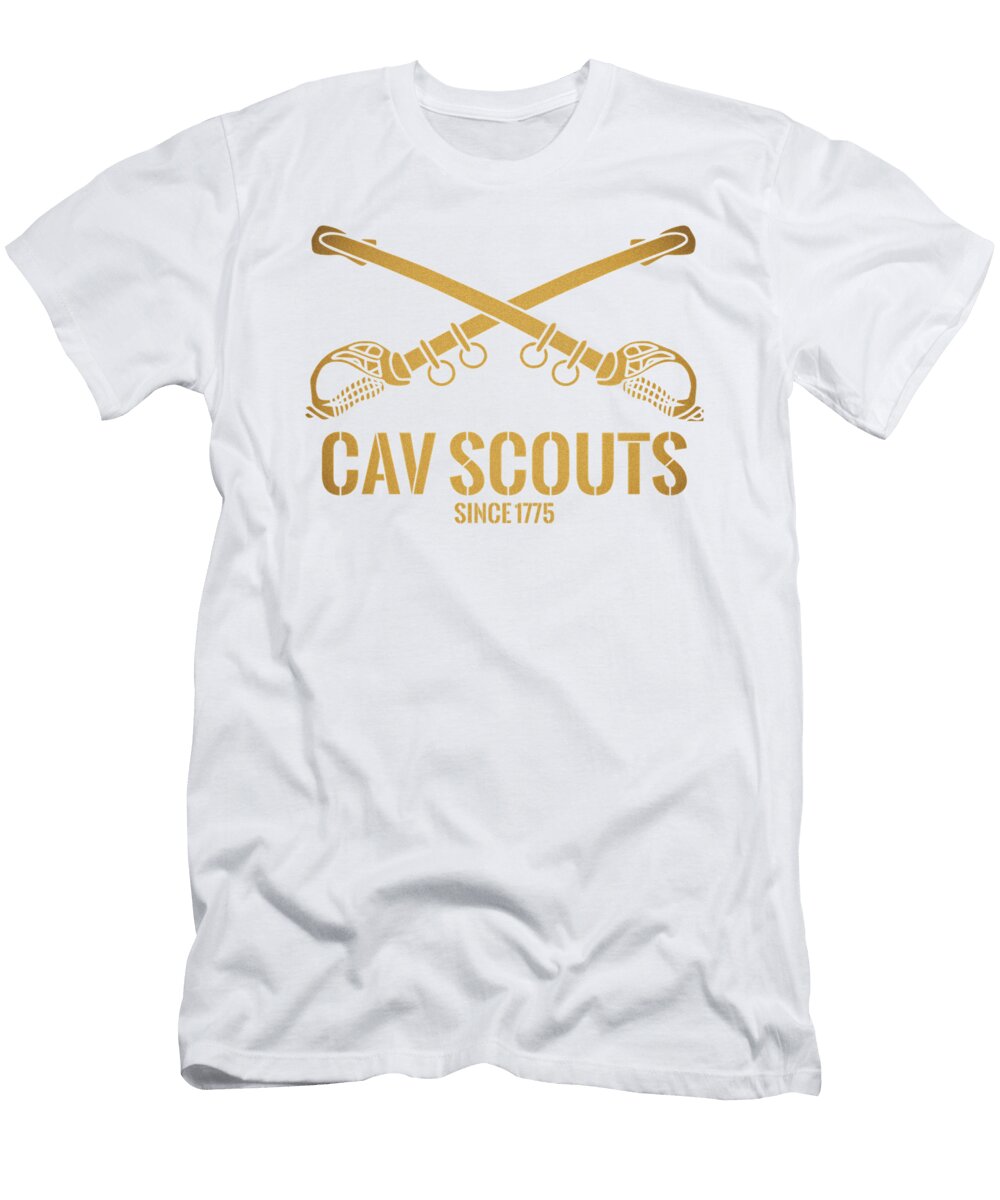 Cavalry Sabers Emblem Milar Style T-Shirt