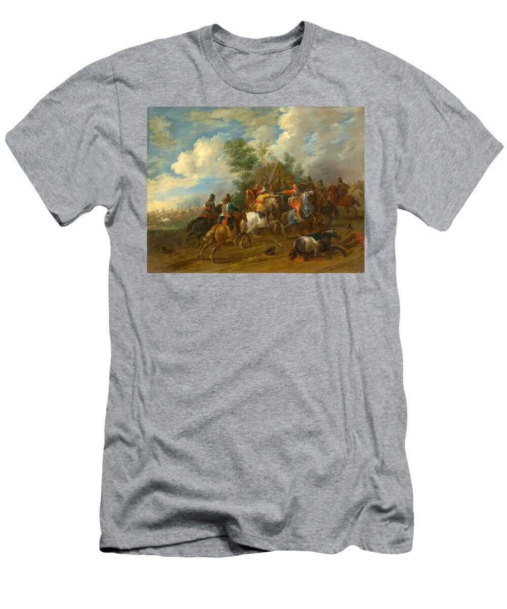 Cavalry Skirmish Pieter Meulener T-Shirt