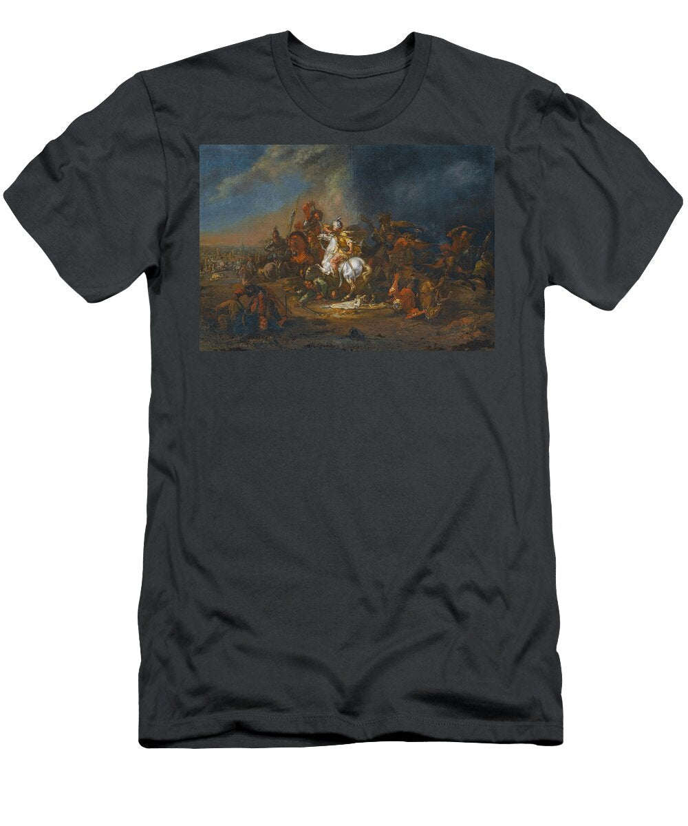 Cavalry Skirmishes Between Turks and Christians 1 August Querfurt T-Shirt