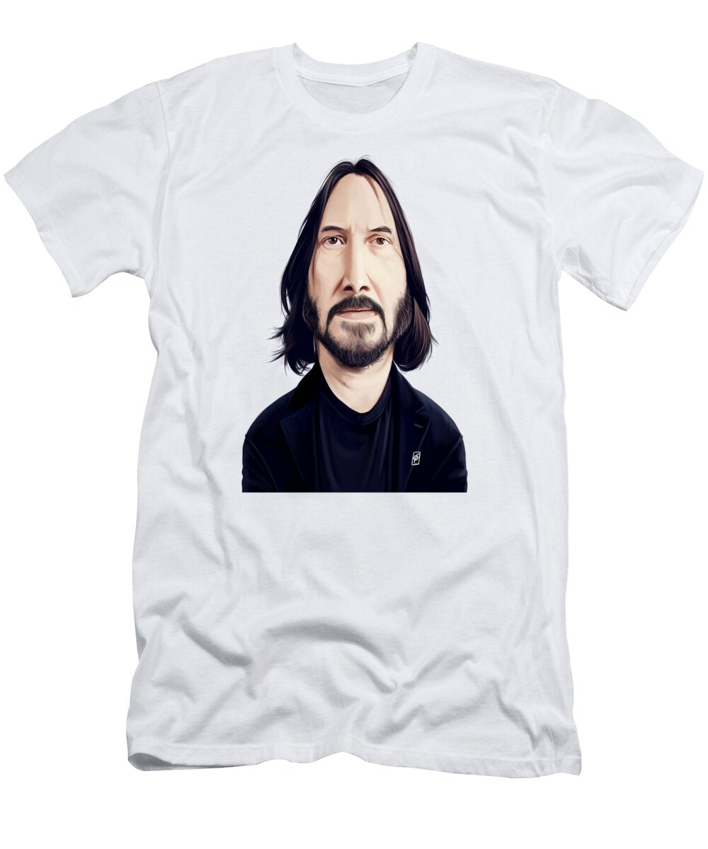 Celebrity Sunday Keanu Reeves Rob Snow T-Shirt