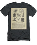 Cells Under Microscope K2 Historic Illustrations T-Shirt