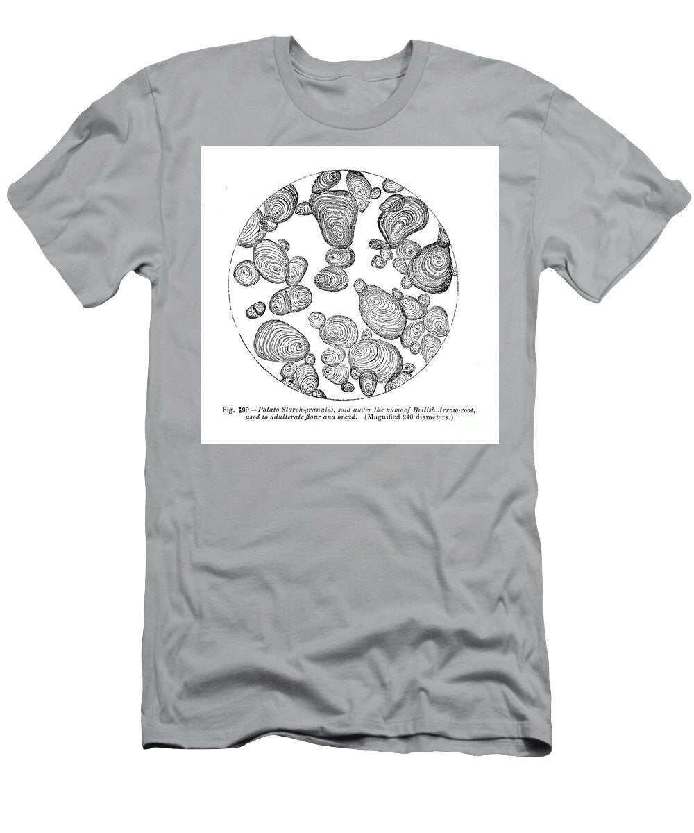 Cells Under Microscope K5 Historic Illustrations T-Shirt