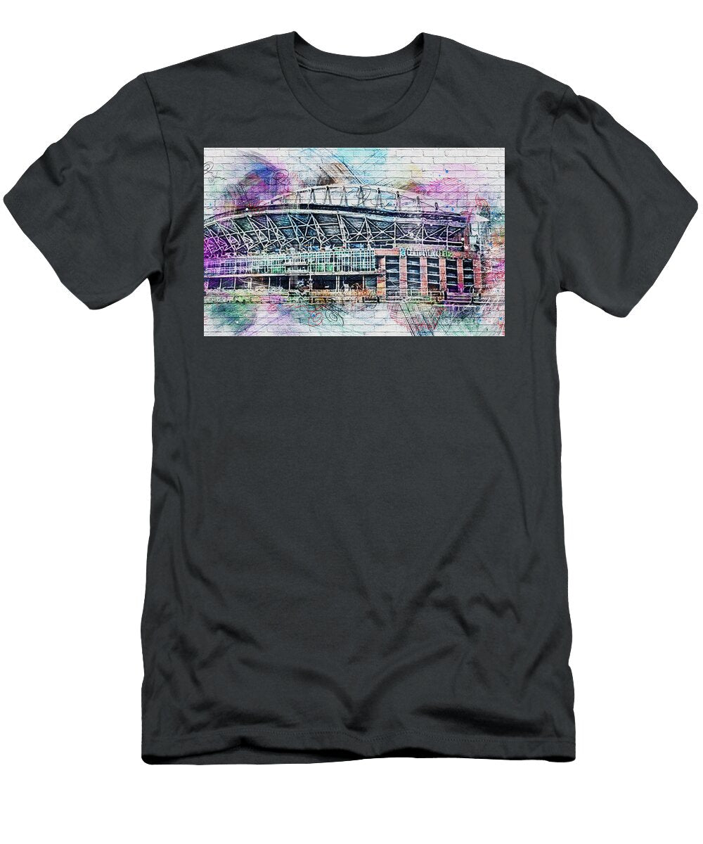 Centurylink Field Seattle USA Seahawks Stadium NFL American Football Modern Sports Arena Lisa Von T-Shirt