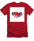 Cerberus Multi Headed Dog Hellhound Powerlifting Barbell Cartoon Aloysius Patrimonio T-Shirt