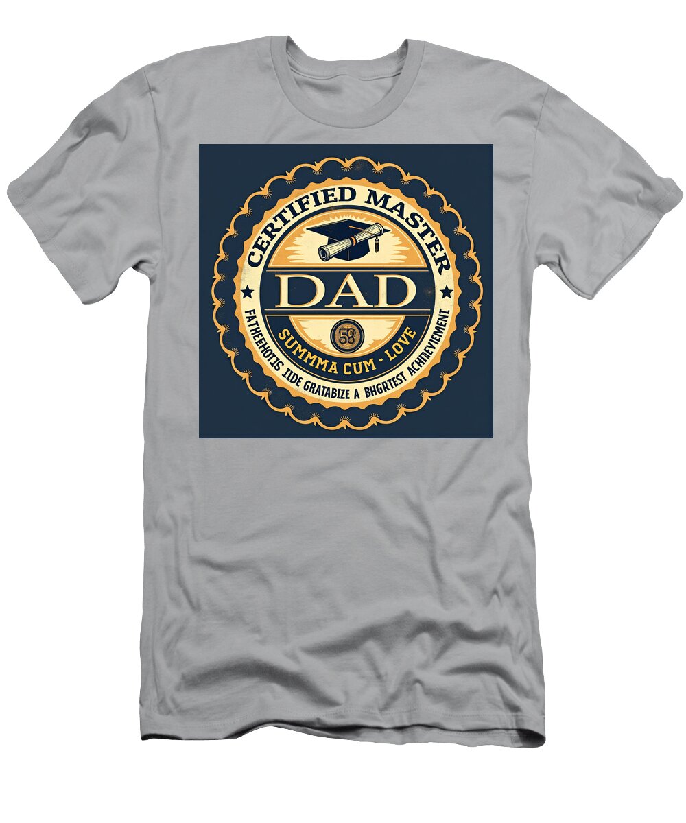 Certified Master Dad Emblem Van Anh Nguyen T-Shirt
