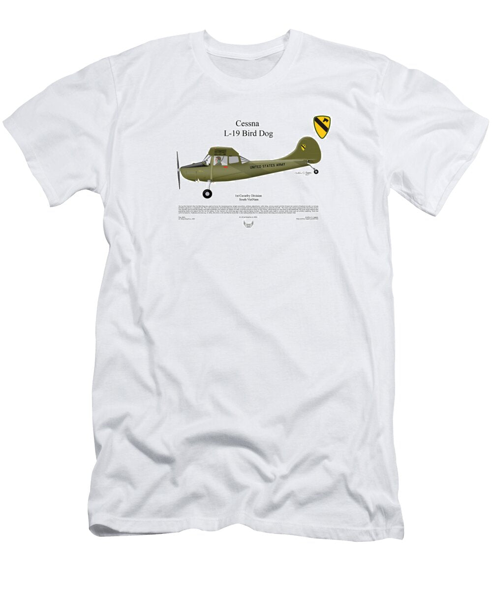 Cessna L 19 Bird Dog Arthur Eggers T-Shirt