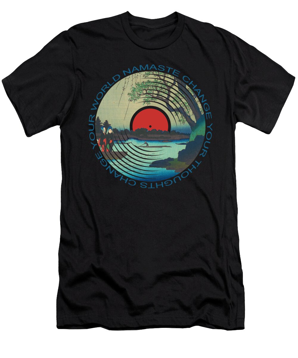 Chakras Meditation Namaste Yoga Edition Mandala Tree Tony Rubino T-Shirt