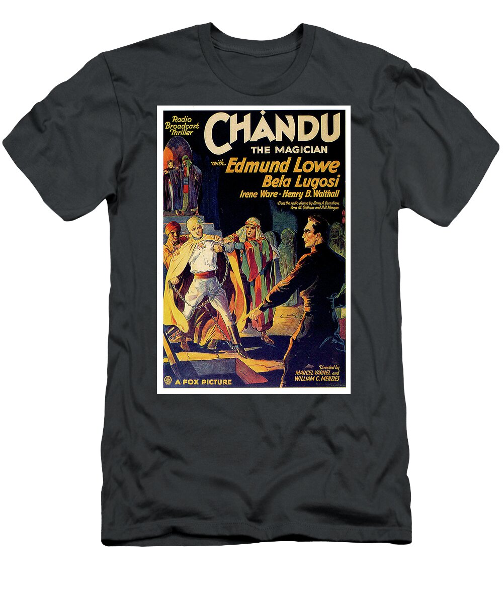 Chandu the Magician Movie Poster 1932 Stars on Art T-Shirt