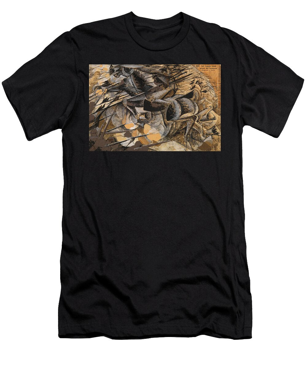 Charge Lancers Umberto Boccioni T-Shirt