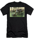 Charge of the American Cavalry Covering the Retreat At the Battle of Hobkirk Hill in 1781 American School T-Shirt