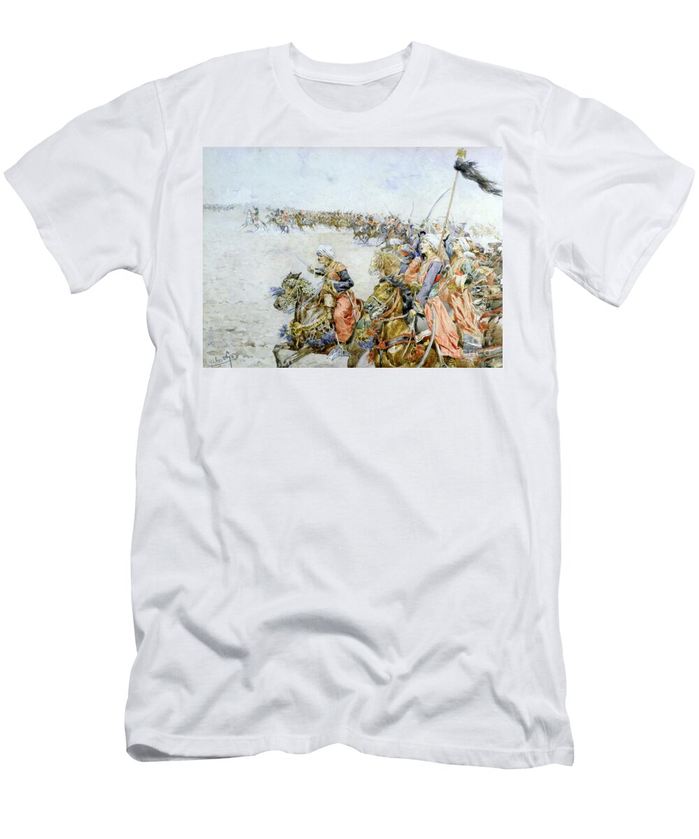 Charge of the Mamelukes At the Battle of Austerlitz 2nd December 1805 Felicien Baron De Myrbach Rheinfeld T-Shirt