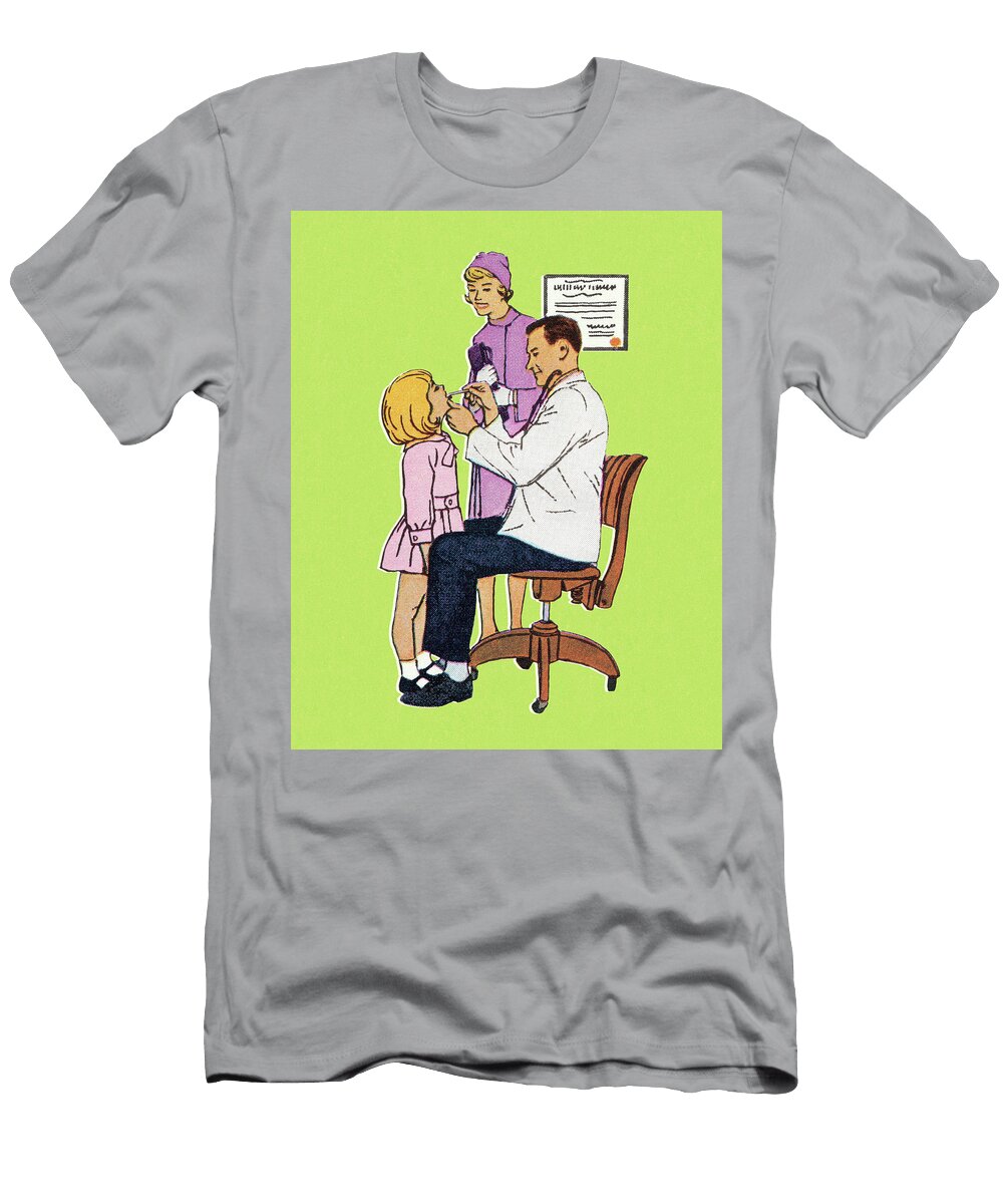 Checkup At the Doctor Csa Images T-Shirt