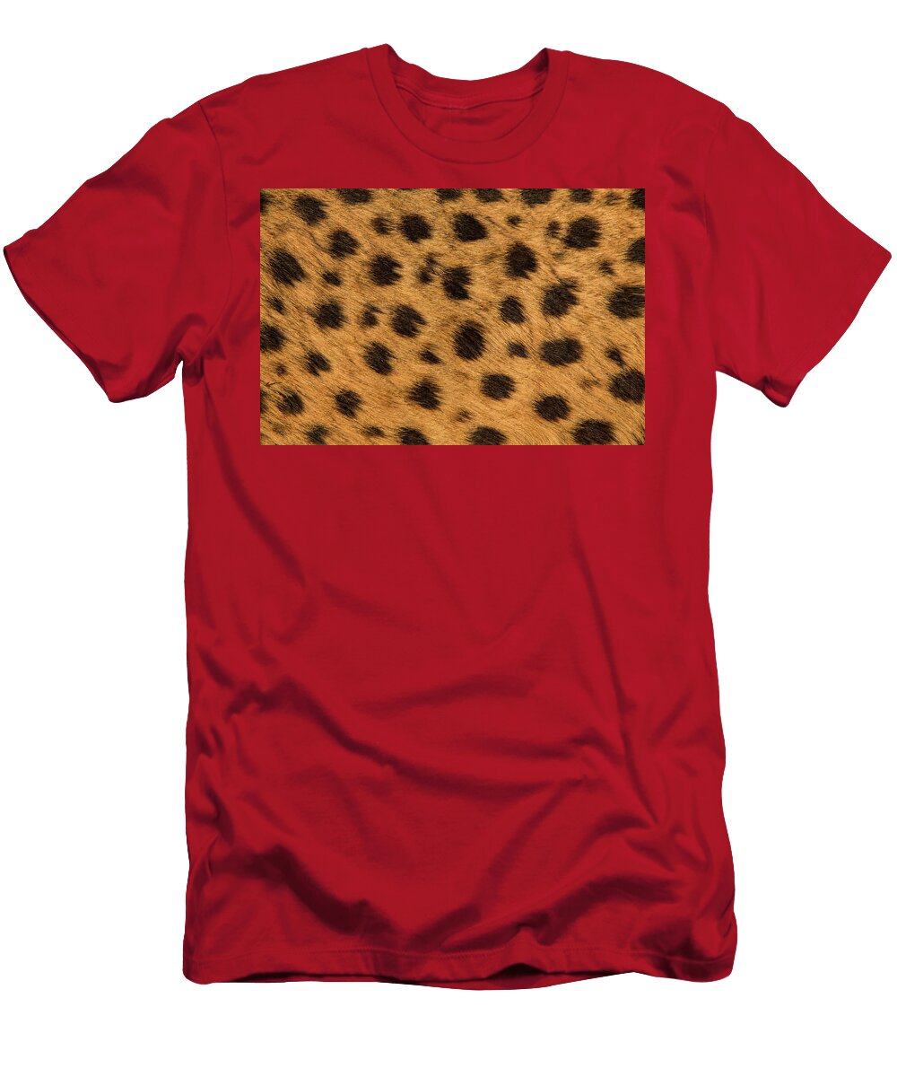 Cheetah Close Up of Spotted Fur Kanaan Desert Mark Macewen Natureplcom T-Shirt