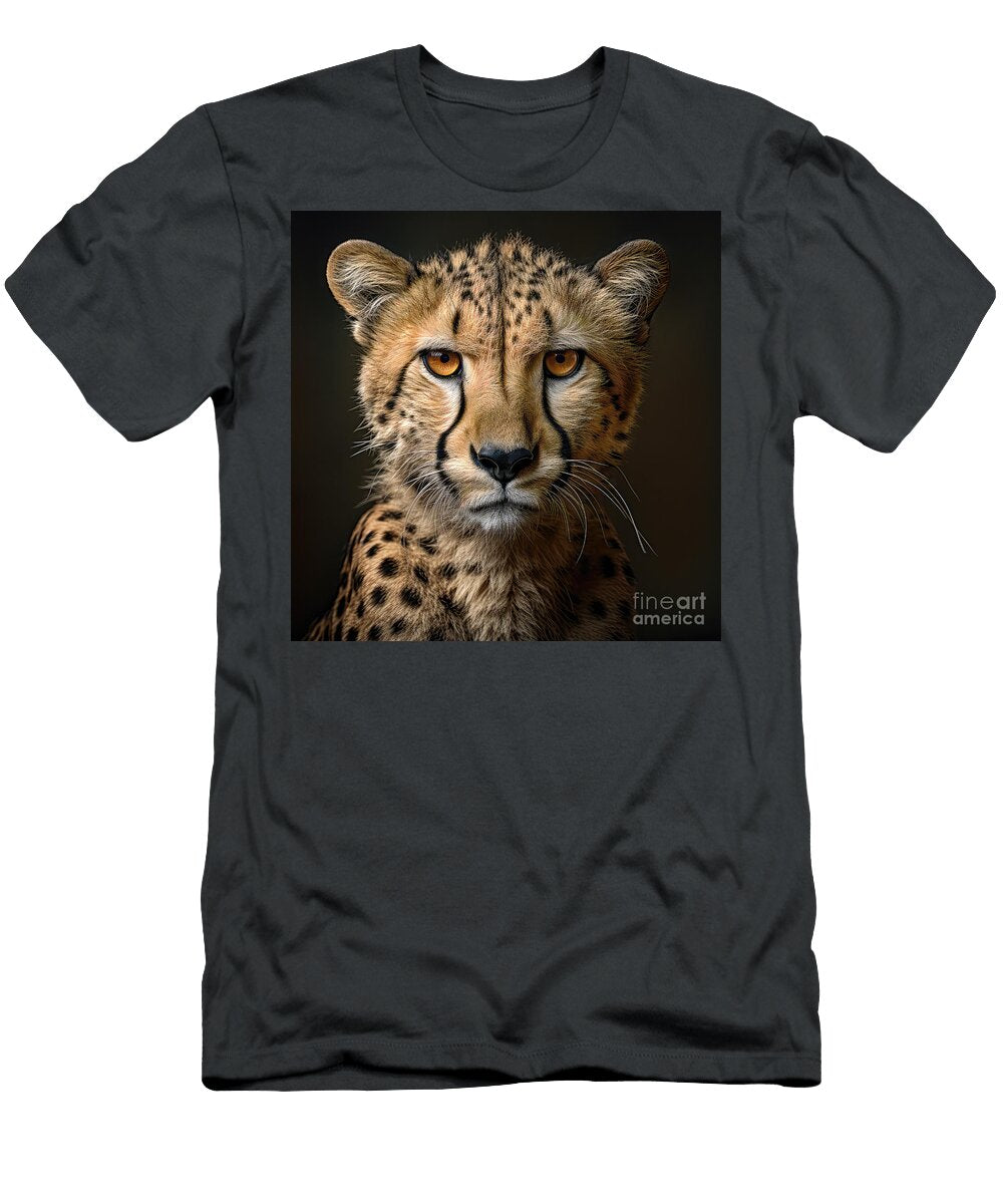 Cheetah Face Elisabeth Lucas T-Shirt