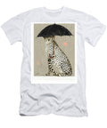 Cheetah Sheltering Under Umbrella Mindy Sommers T-Shirt
