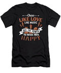 Chess Like Love Like Music Has the Power to Make Men Happy Jacob Zelazny T-Shirt