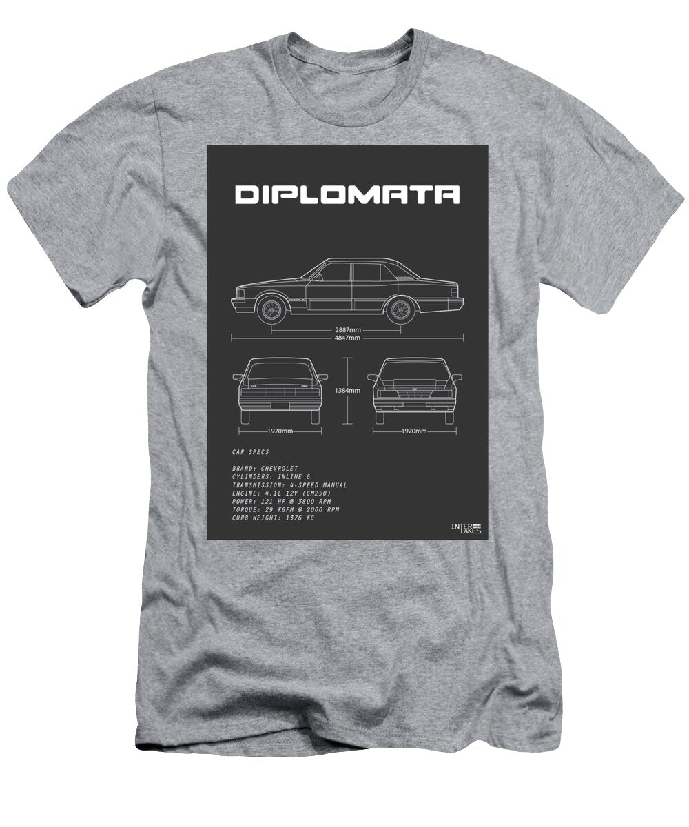 Chevrolet Diplomata Se 91 Blueprint Interlakes Interlakes T-Shirt