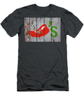 Chilis Vintage Logo on Peeling Paint Wood Wall Design Turnpike T-Shirt