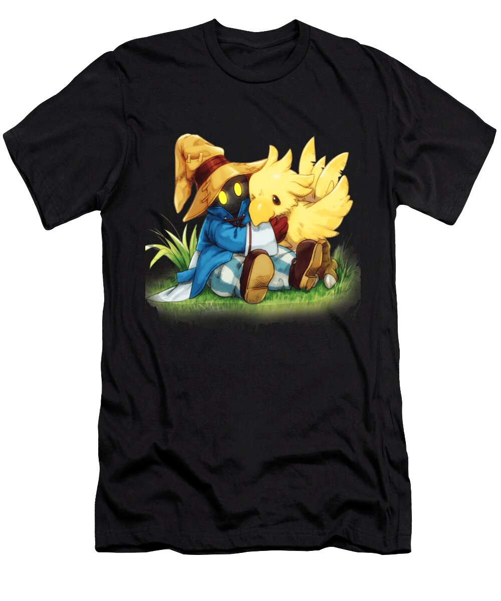 Chocobo and Vivi Final Fantasy Vintage Finley Tim T-Shirt