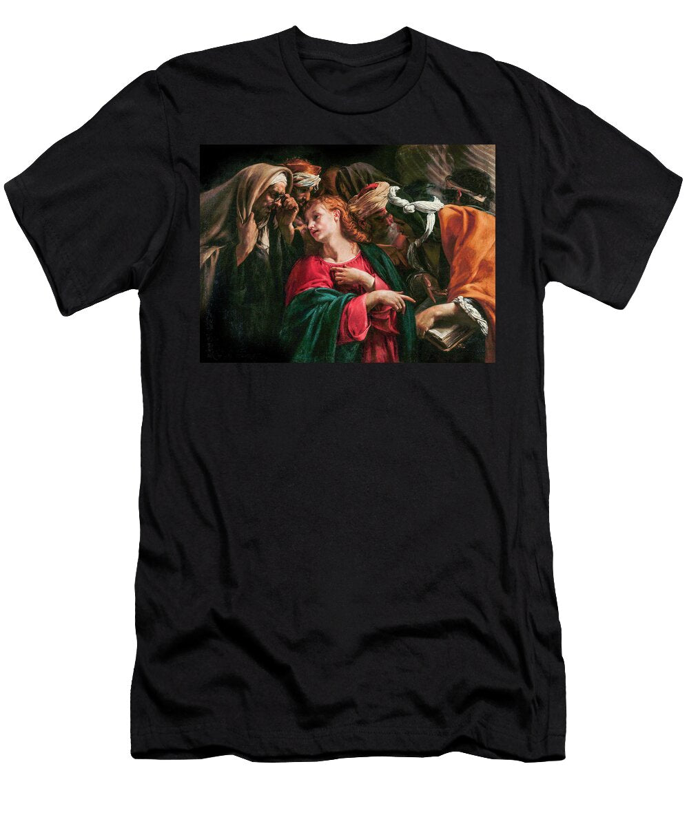 Christ Among the Doctors By Orazio Borgianni 1609 Orazio Borgianni T-Shirt
