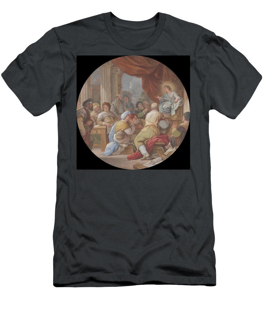 Christ Among the Doctors C Luca Giordano T-Shirt