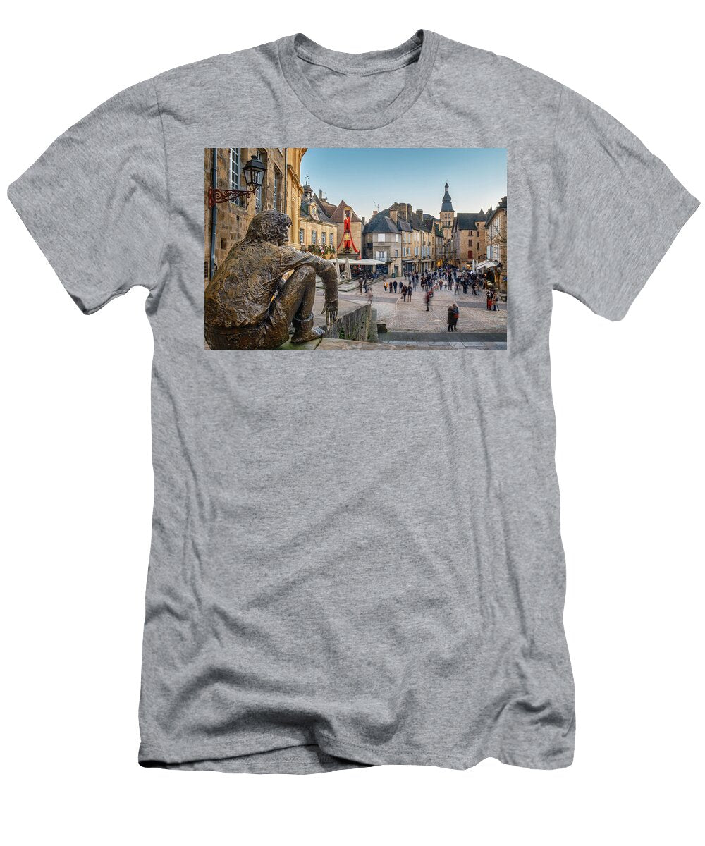 Christmas in the Market Square in Sarlat in France Jon Ingall T-Shirt