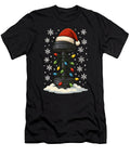 Christmas Lights Wrapped on Dumbbell Gym and Zyneu Gangd T-Shirt