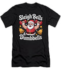 Christmas Workout Fitness Gym Santa Sleigh Bells Sophie Eleanor T-Shirt