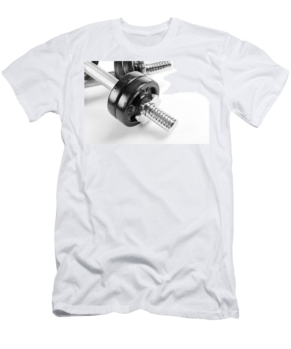 Chrome Screw on Hand Barbells Arletta Cwalina T-Shirt