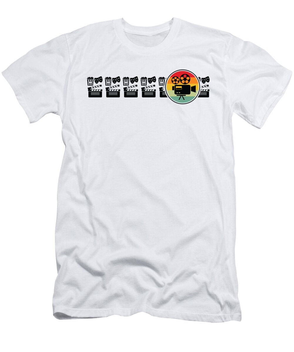 Cinema Movie Night Film Fan Cinematic Camera Cam Toms Store T-Shirt