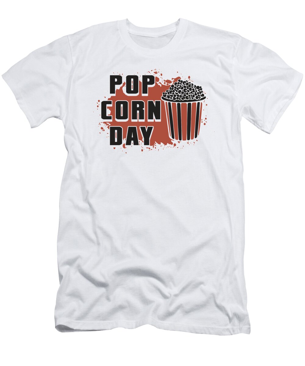 Cinema Movie Popcorn Day Snack Pop Film Gift Tshirtconcepts Marvin Poppe T-Shirt