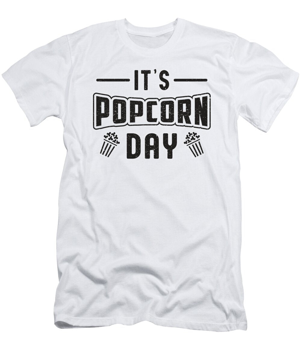 Cinema Popcorn Day Snack Movie Pop Film Gift Tshirtconcepts Marvin Poppe T-Shirt