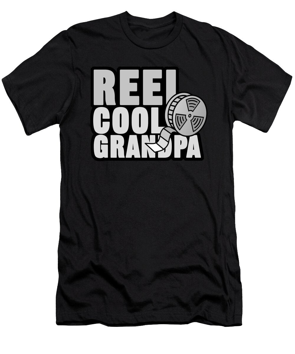 Cinema Theater Movie Film Funny Reel Cool Grandpa Gift Thomas Larch T-Shirt