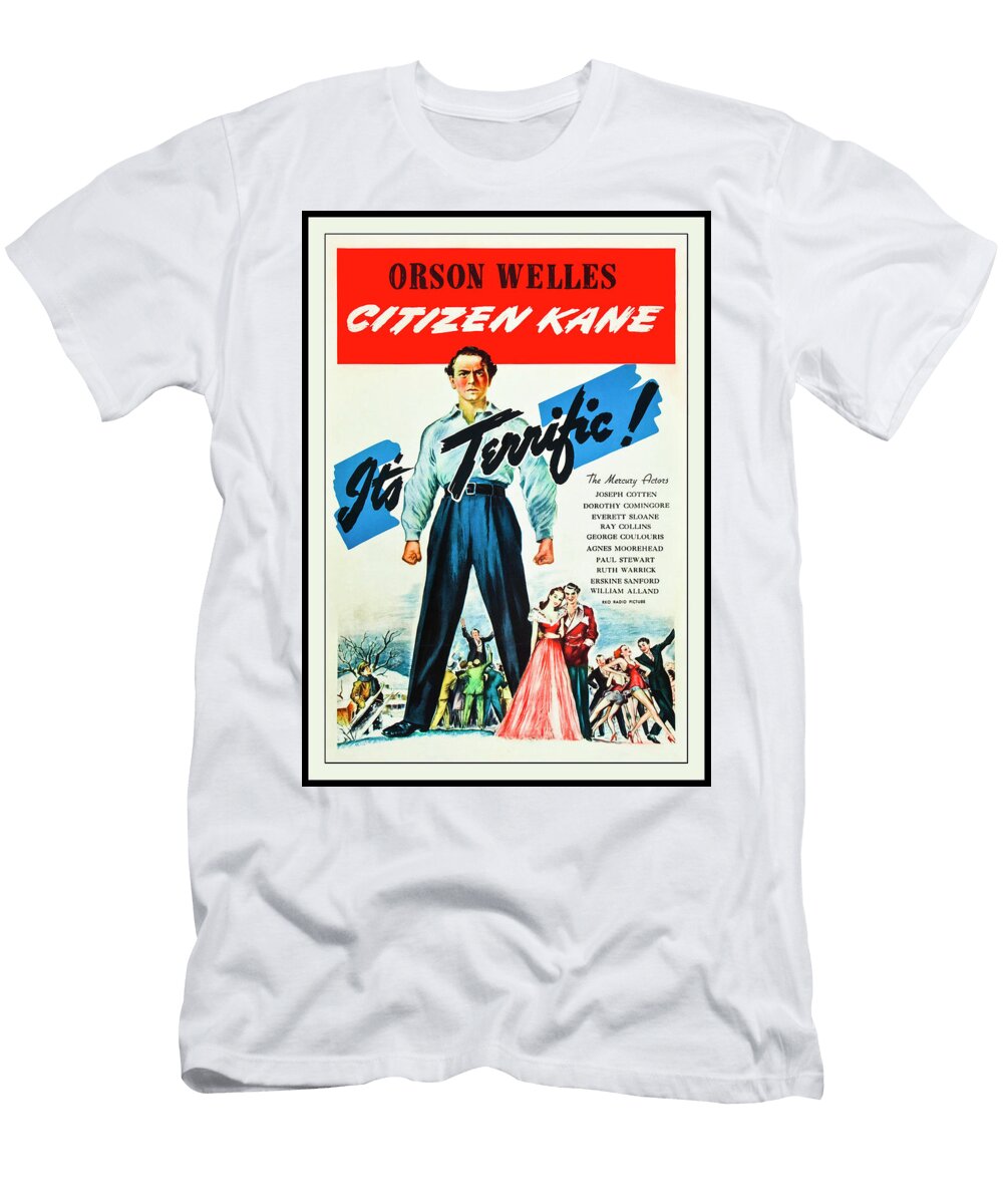 Citizen Kane Vintage Retro Drama Movie Poster 1941 Carol Japp T-Shirt
