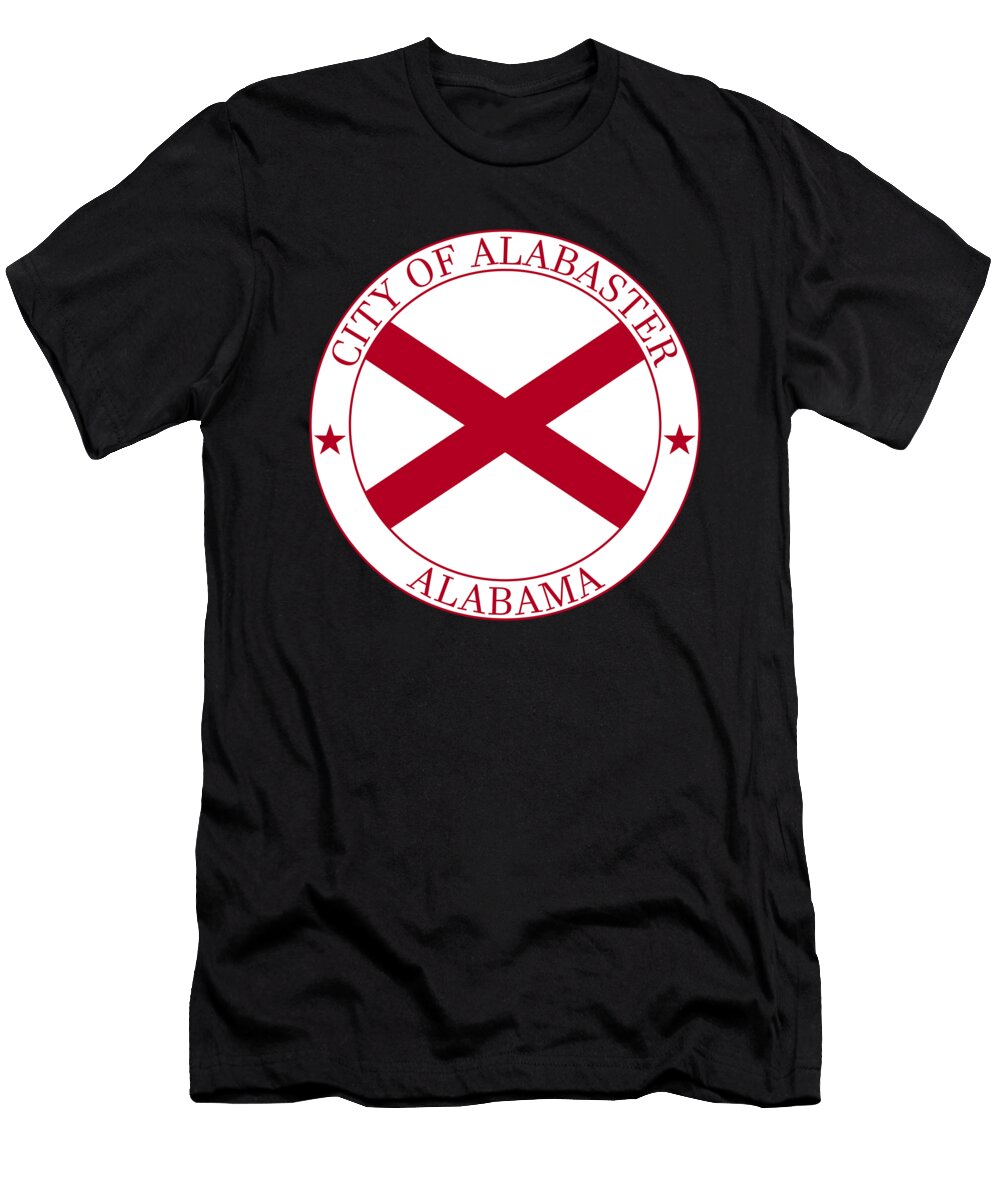 City of Alabaster Al Shelby County Alabama Flag John Adeyemo T-Shirt