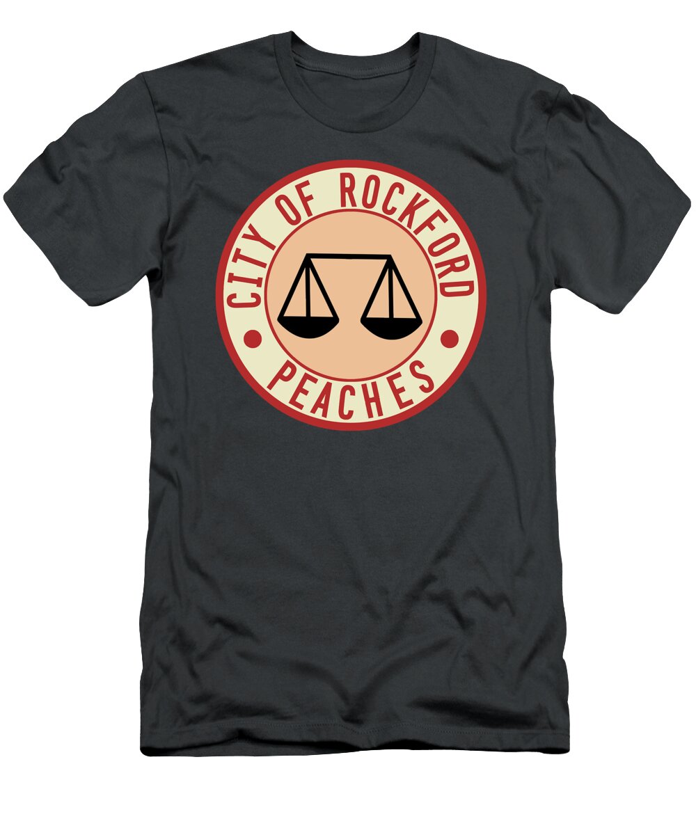 City of Rockford Peaches Rp1lh Larson Chung T-Shirt