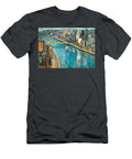 City Skyline Urban Landscape Colorful Painting Pittsburgh Filmmakers School During Classes Pittsburg Shany Norman T-Shirt