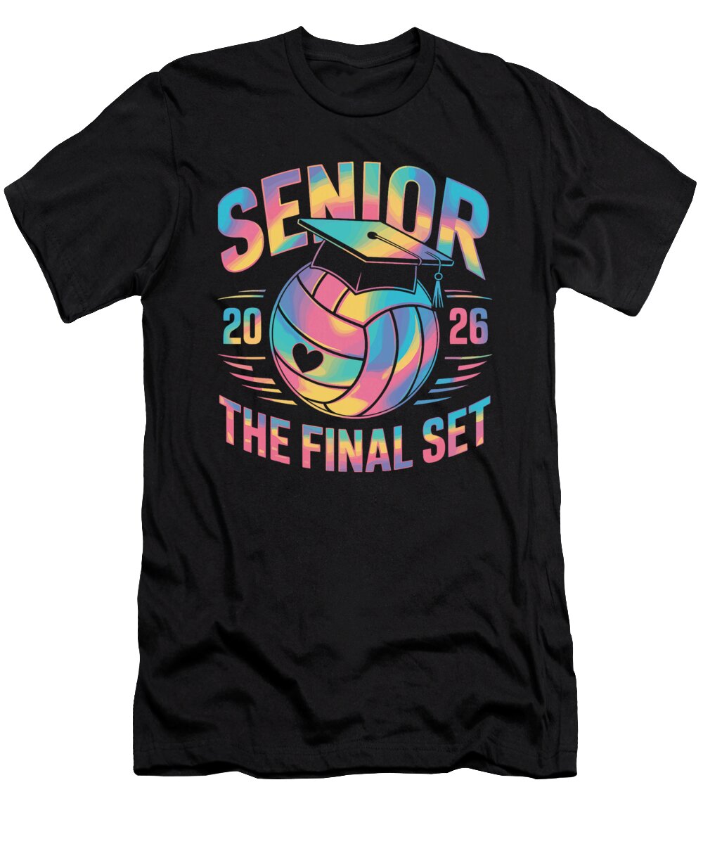 Class of 2026 Senior Volleyball the Final Set Coami Tacti T-Shirt