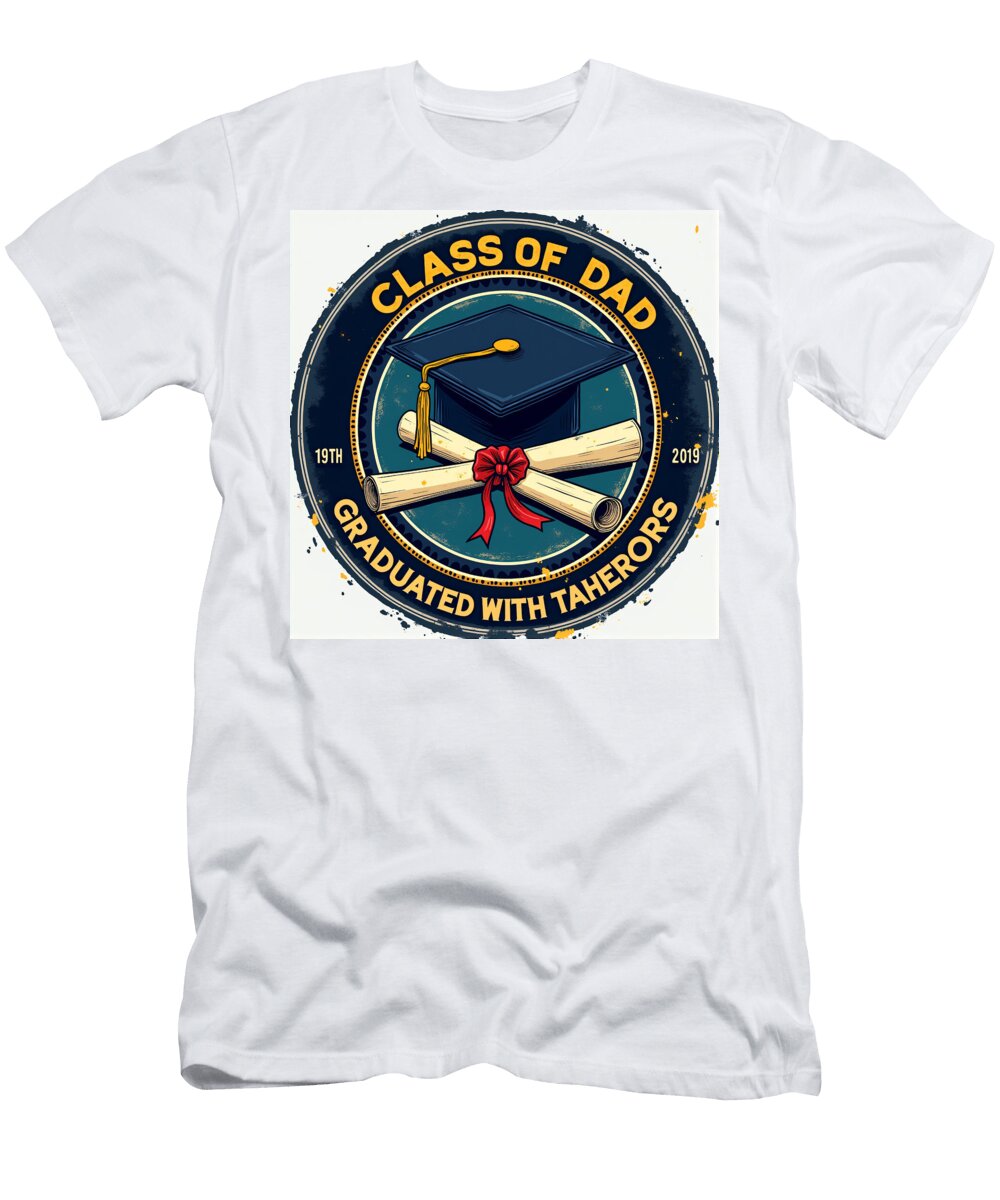 Class of Dad Graduation Emblem Ritchie Sonam T-Shirt