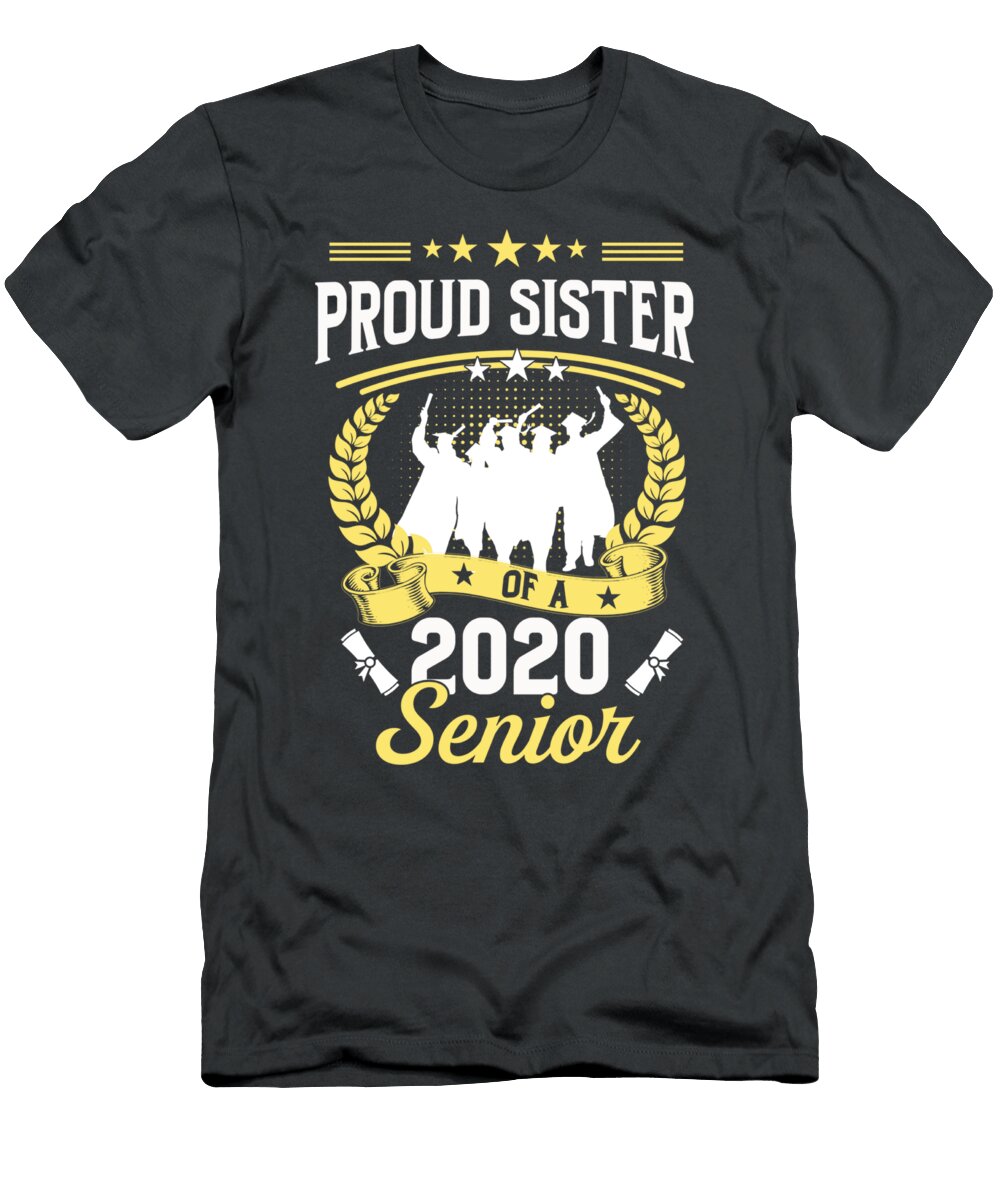 Class of Proud Mom Senior Graduation Mothers Day Lark Raven T-Shirt
