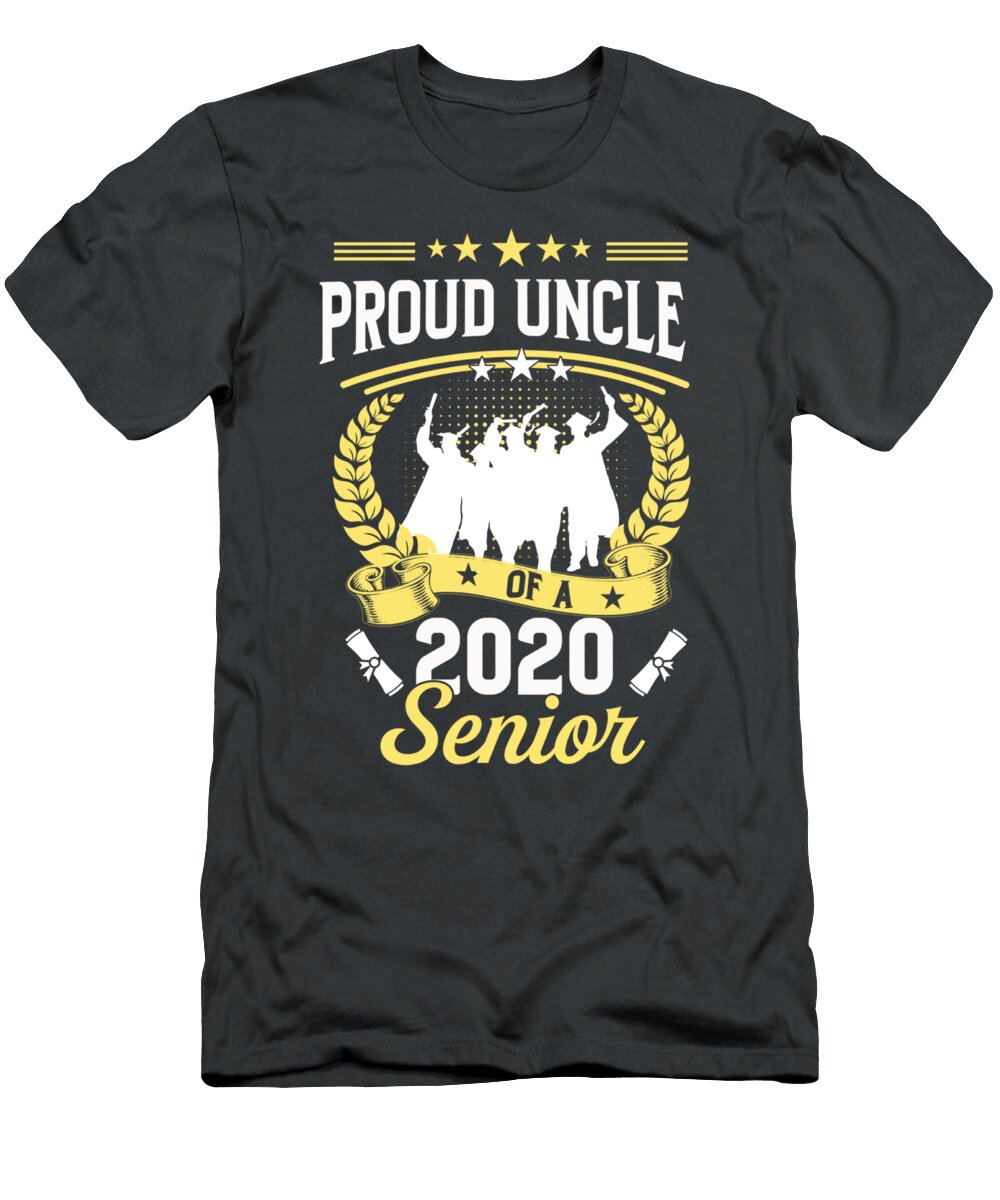Class of Proud Uncle Senior Graduation Lark Raven T-Shirt