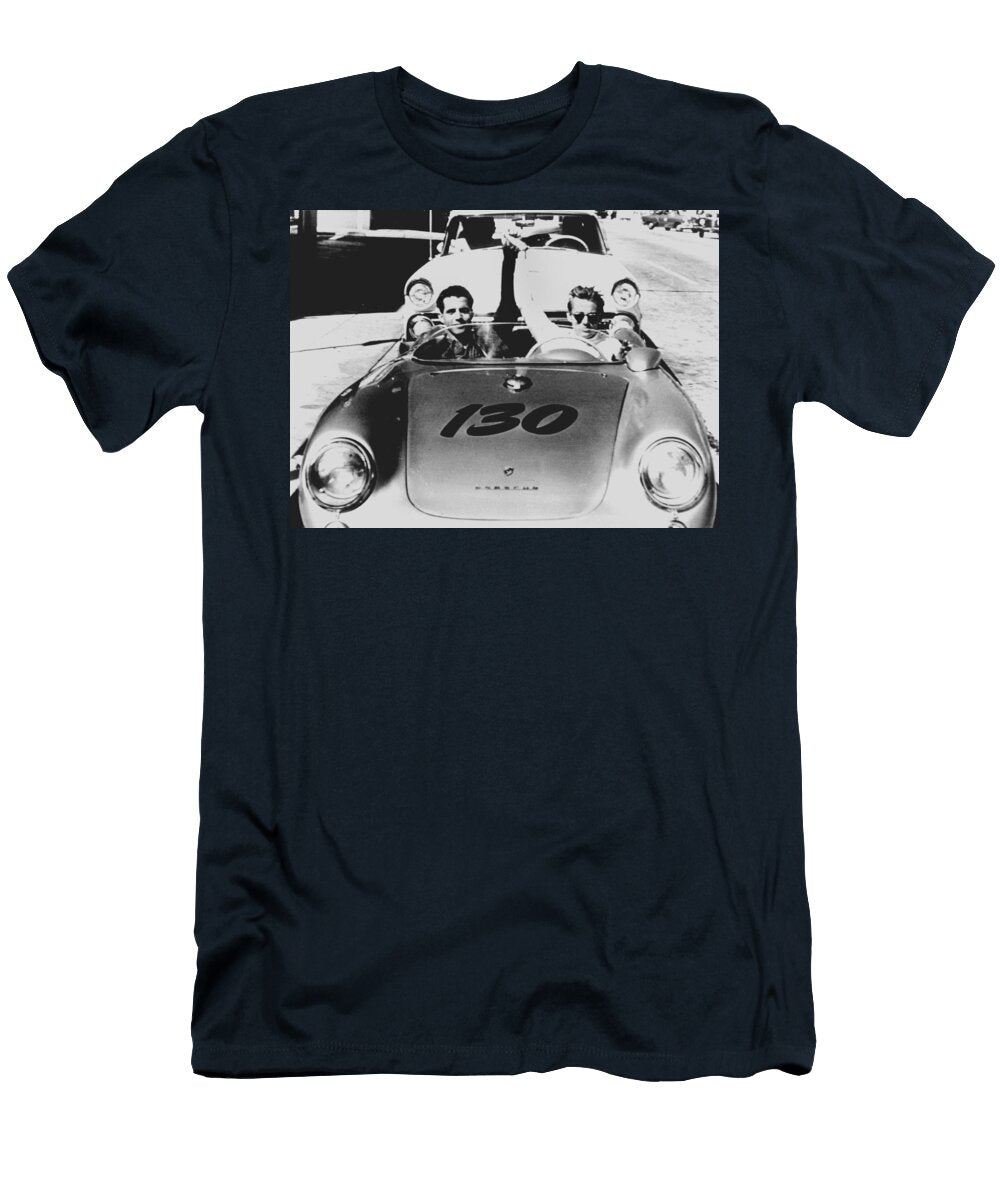 Classic James Dean Porsche Photo Georgia Fowler T-Shirt