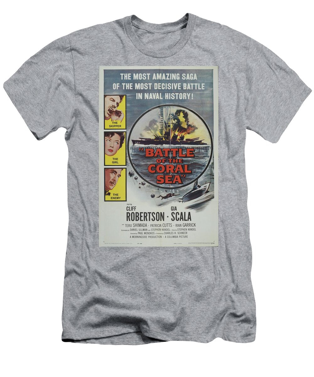 Classic Movie Poster Battle of the Coral Sea Esoterica Art Agency T-Shirt