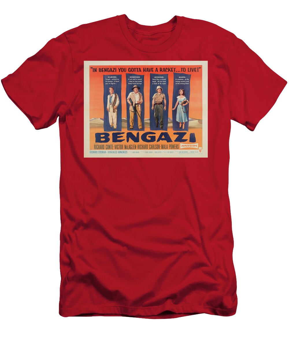 Classic Movie Poster Bengazi Esoterica Art Agency T-Shirt